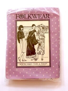UNCUT Folkwear pattern #134 SOUTH ASIAN TOPS & WRAPS